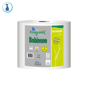 Bobinone ECOGREEN – Carta assorbente in maxi bobina / 2 veli – da €16,90/rotolo