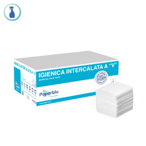 Carta igienica intercalata a V in conf. 225 strappi / 2 veli – da €0,70 a confezione