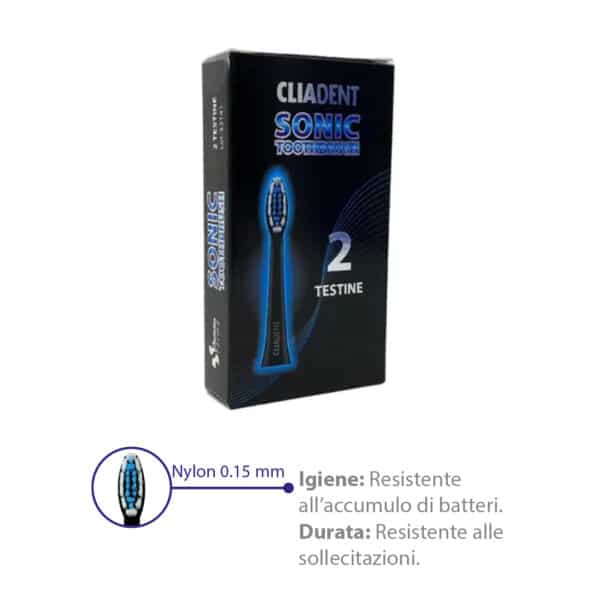 Cliadent / Spazzolino da denti elettrico sonico "Sonic Toothbrush" - immagine 2